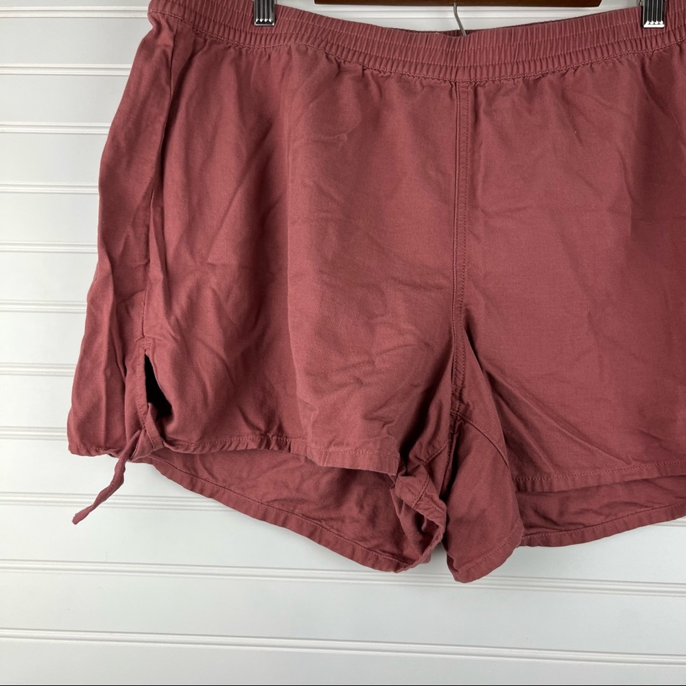 Madewell Autumn Berry Pull On Side Tie Shorts Lightweight XXL - Picture 6 of 10
